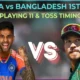 India National Cricket Team vs Bangladesh National Cricket Team Match Scorecard